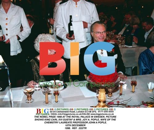 Nobel Prize 1998 at Swedish Royal Palace