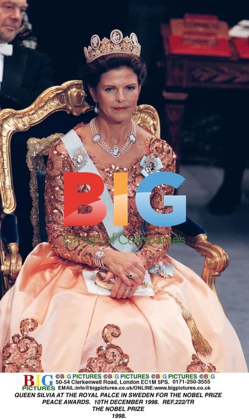 Queen Silvia at Nobel Peace Prize awards in Sweden