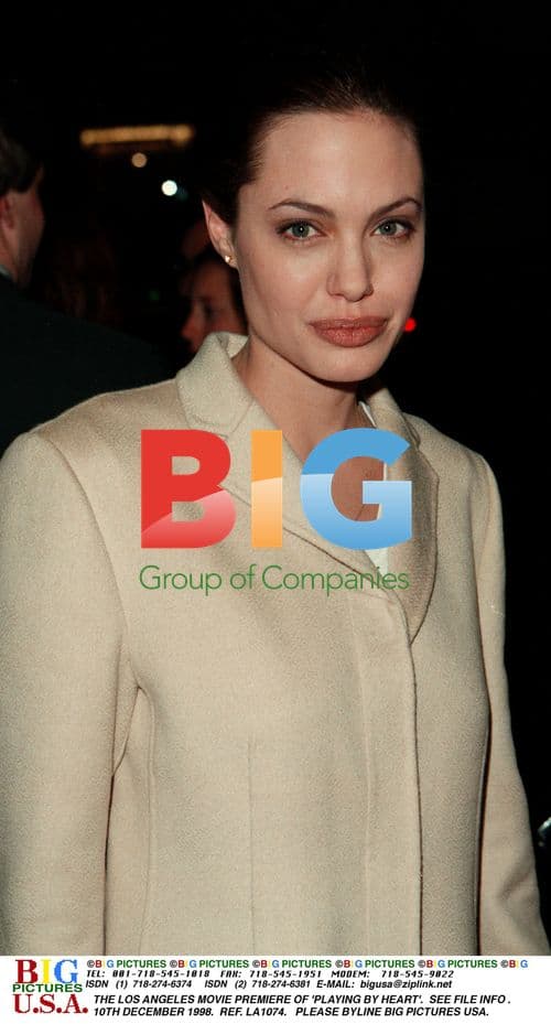 Angelina Jolie at 'Playing By Heart' Premiere