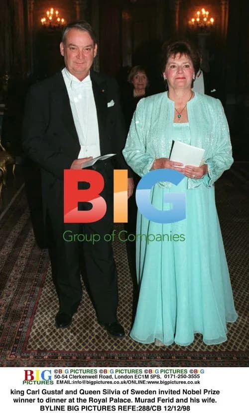 King and Queen of Sweden host Nobel winner
