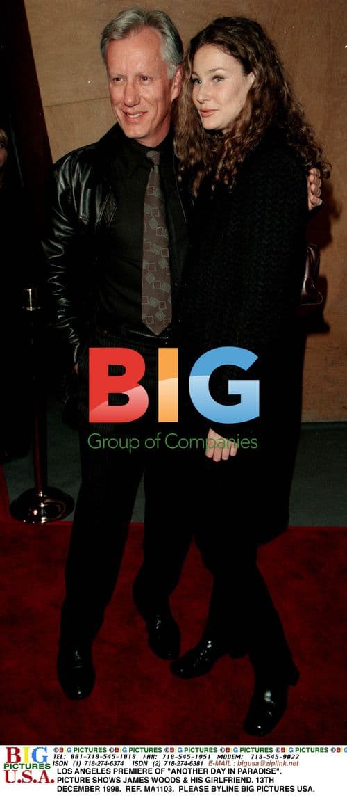 James Woods & Girlfriend at Another Day in Paradise Premiere