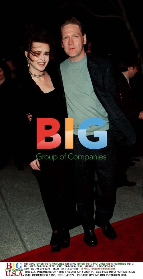 HELENA BONHAM CARTER & KENNETH BRANAGH AT LA PREMIERE