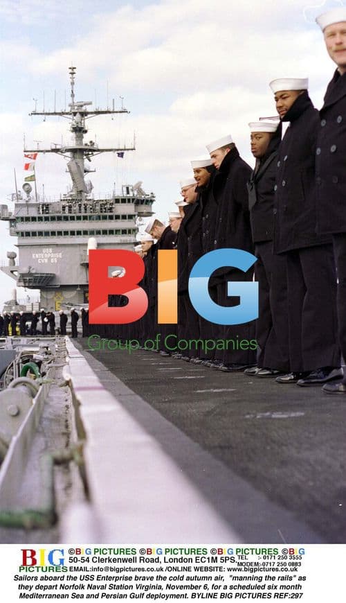 USS Enterprise Departs for Mediterranean and Gulf