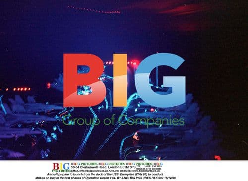 Aircraft launch from USS Enterprise for Desert Fox