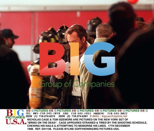 Nicholas Cage & Tom Sizemore on Set