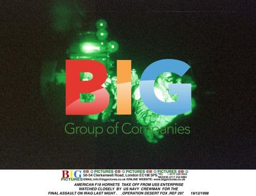 Air Strikes on Iraq from USS Enterprise