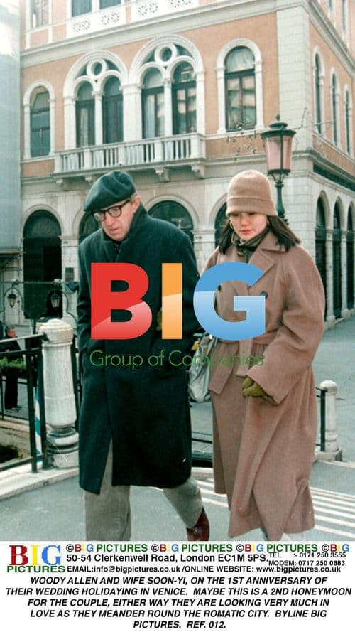 Woody Allen and Soon-Yi Celebrate Anniversary in Venice