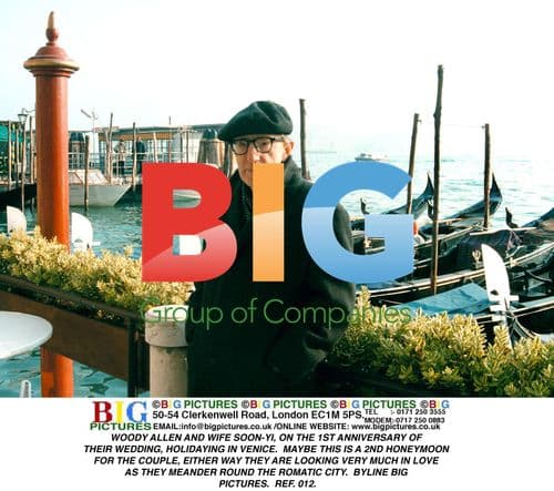 Woody Allen and wife Soon-Yi in Venice