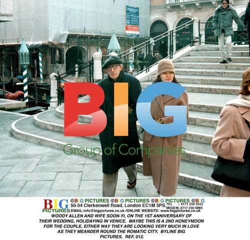 Woody Allen and Wife Soon-Yi in Venice