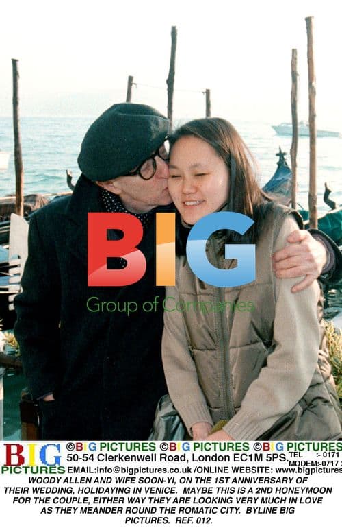 Woody Allen and wife Soon-Yi in Venice