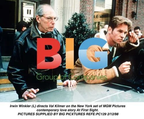 Irwin Winkler directs Val Kilmer on At First Sight set