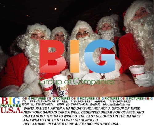 Tired Santa's Take a Break