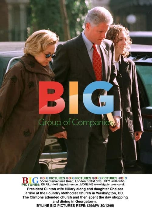 Clinton Family Attends Church in Washington
