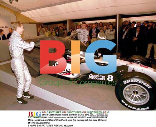 Hakkinen and Coulthard unveil new McLaren