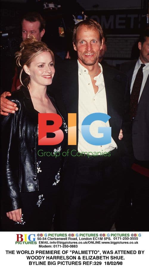 Woody Harrelson & Elizabeth Shue at "Palmetto" Premiere