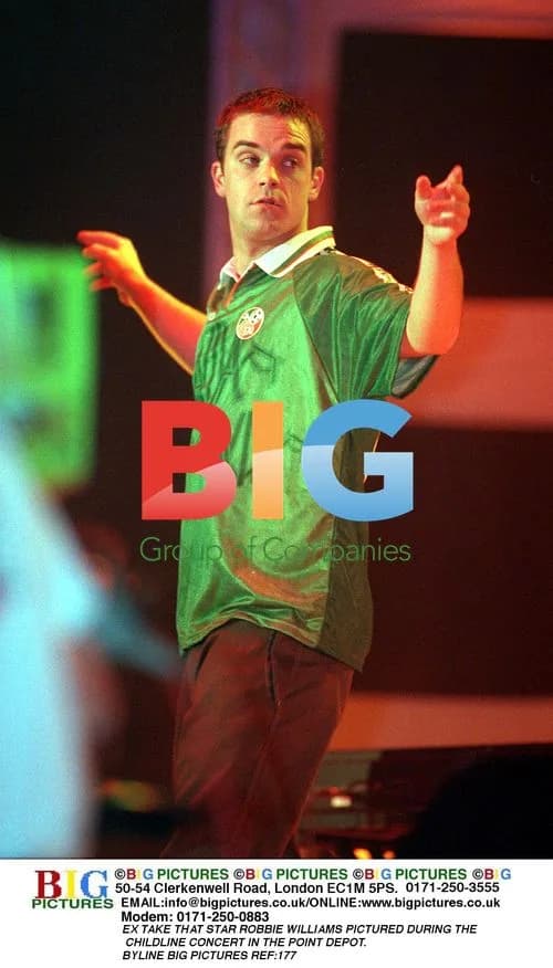 Robbie Williams at Childline Concert