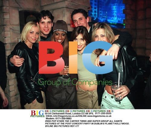 The Carter Twins and All Saints at Dublin Party