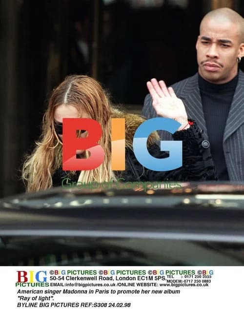 Madonna promotes new album in Paris