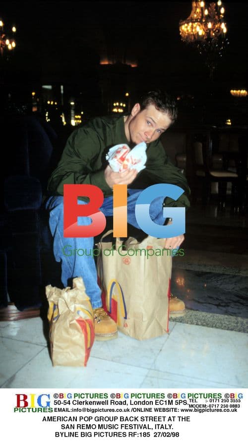 Back Street Boys at San Remo Music Festival