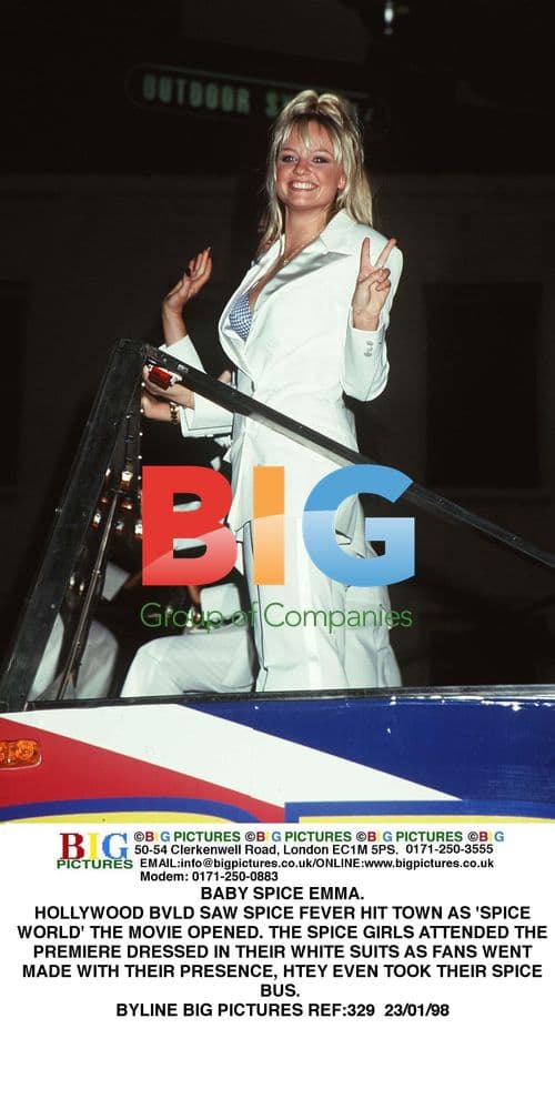 BABY SPICE EMMA AT 'SPICE WORLD' PREMIERE