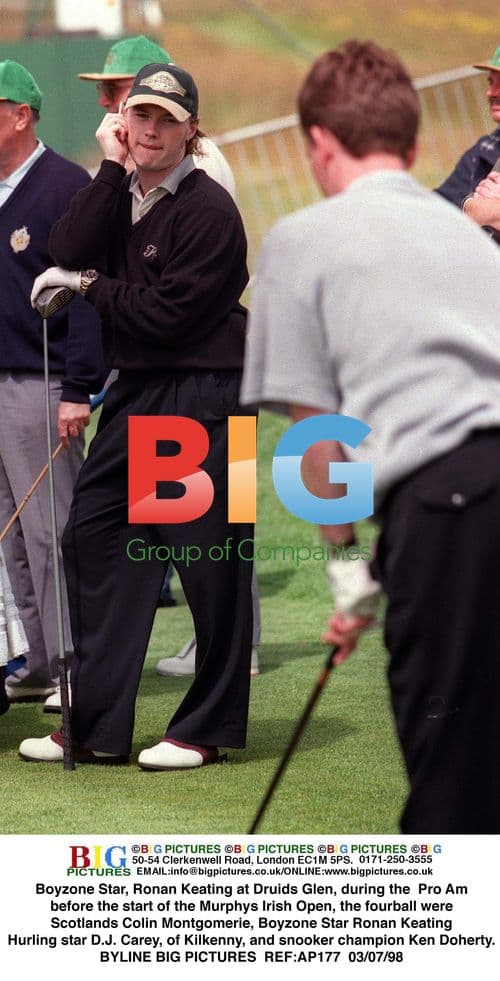 Ronan Keating at the Murphys Irish Open