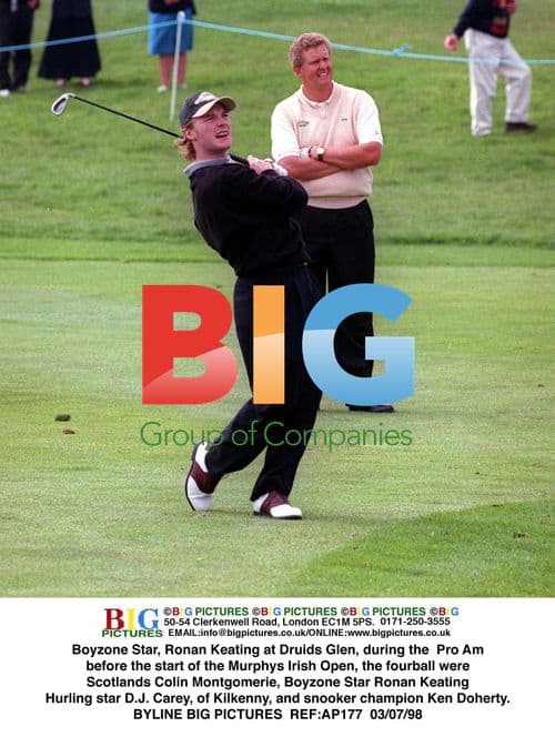 Ronan Keating at Druids Glen for Irish Open