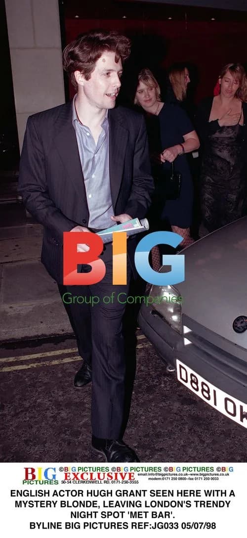 Hugh Grant Spotted with Mystery Blonde