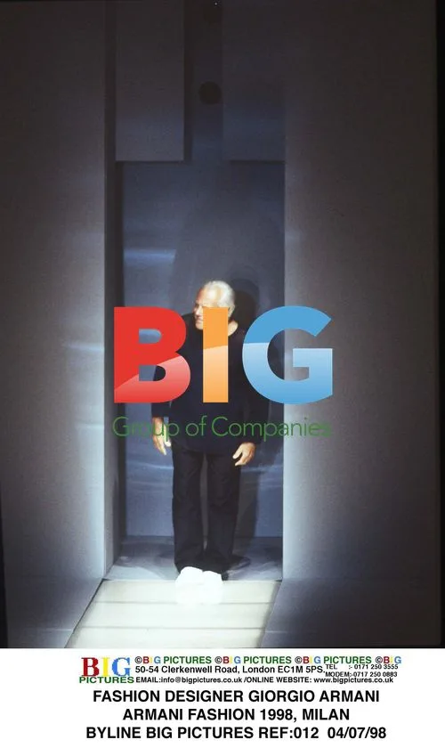 Giorgio Armani at Armani Fashion 1998, Milan