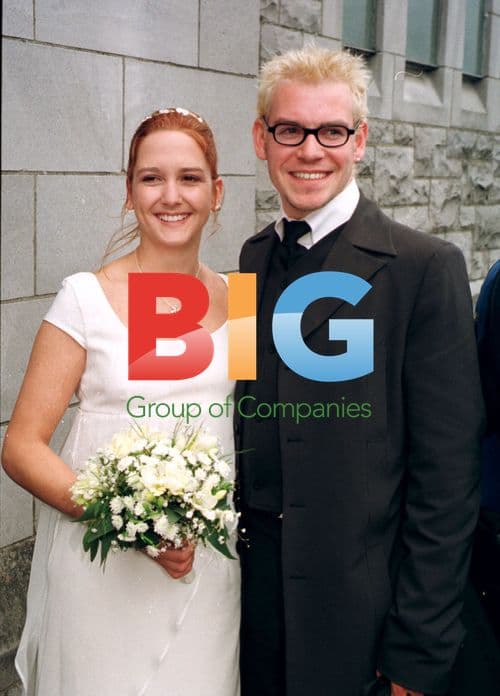 Cranberry members at Siobhan O'Carroll and Mike Hogan's wedding