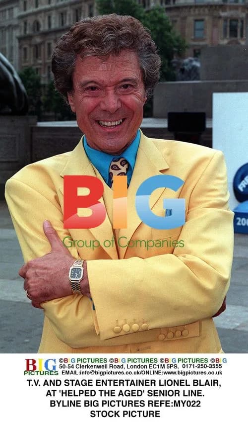Lionel Blair at 'Help the Aged' event