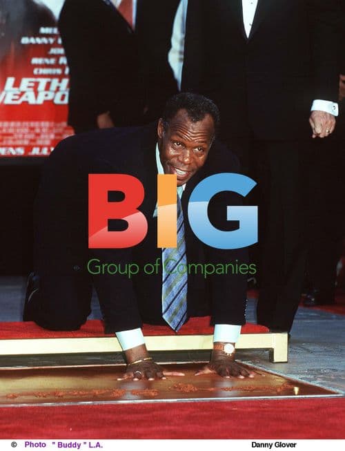 DANNY GLOVER HAND PRINT CEREMONY FOR LETHAL WEAPON 4
