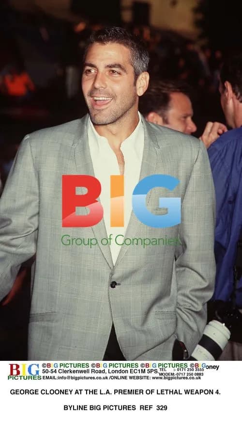 George Clooney at Lethal Weapon 4 LA Premier