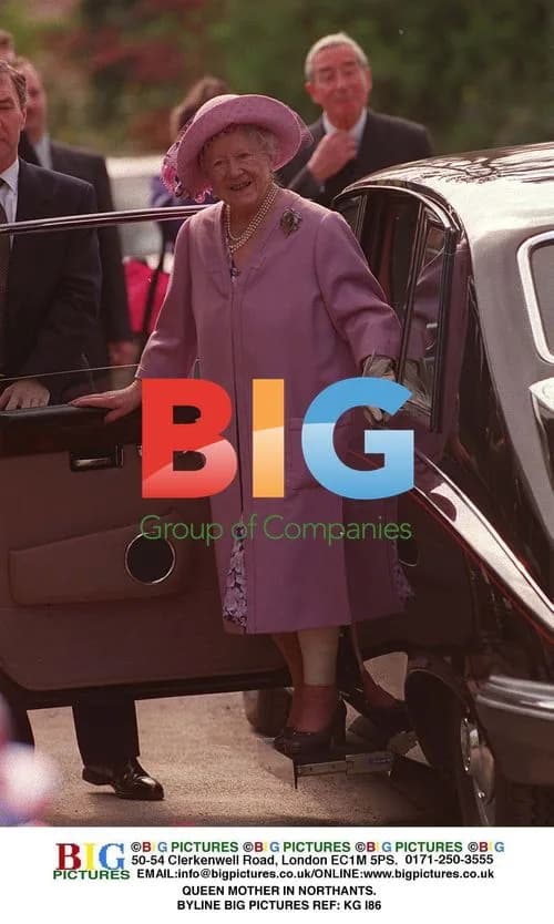 Queen and Queen Mother at Irish Guards Event