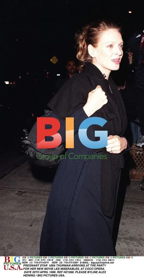 Uma Thurman Pregnancy Celebration