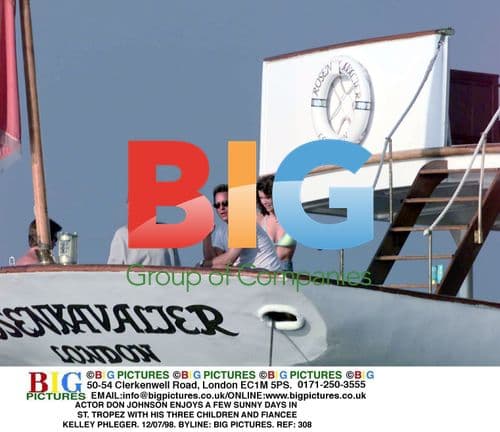 Don Johnson Enjoys St. Tropez with Family