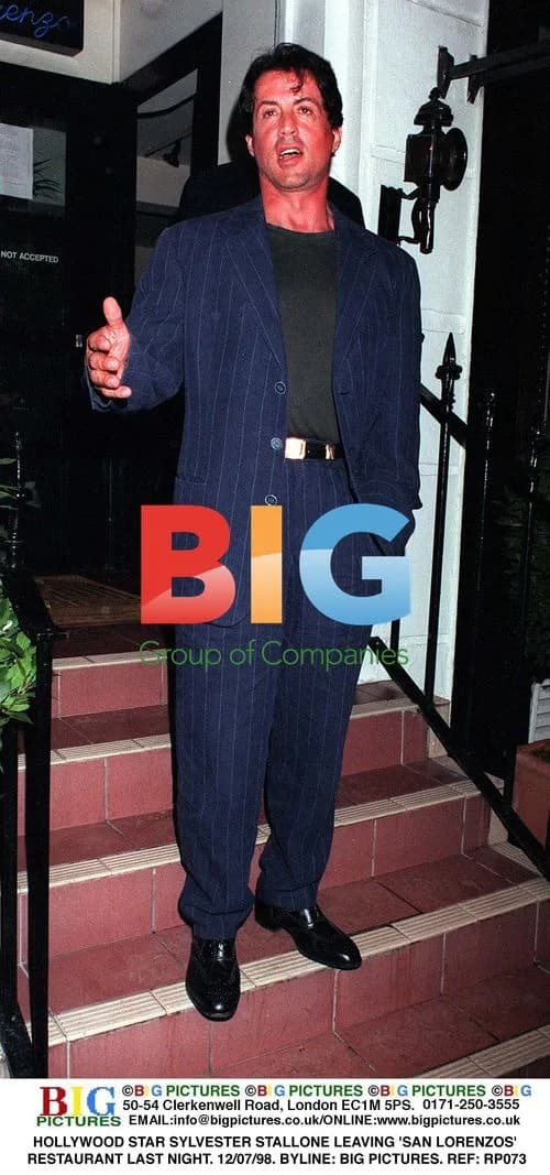 Sylvester Stallone Leaving SAN LORENZOS