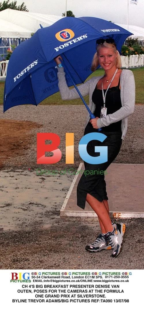 Denise Van Outen at F1 Grand Prix