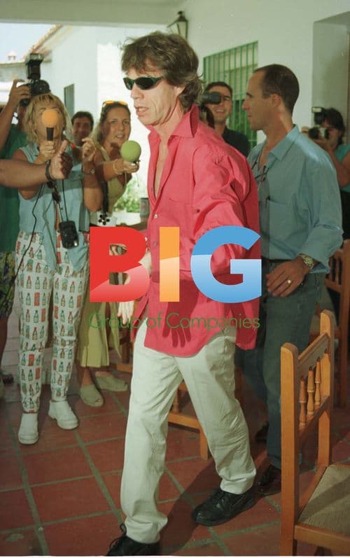 Mick Jagger escapes press in Marbella