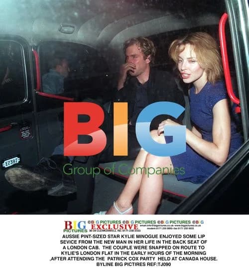 Kylie Minogue Caught Kissing