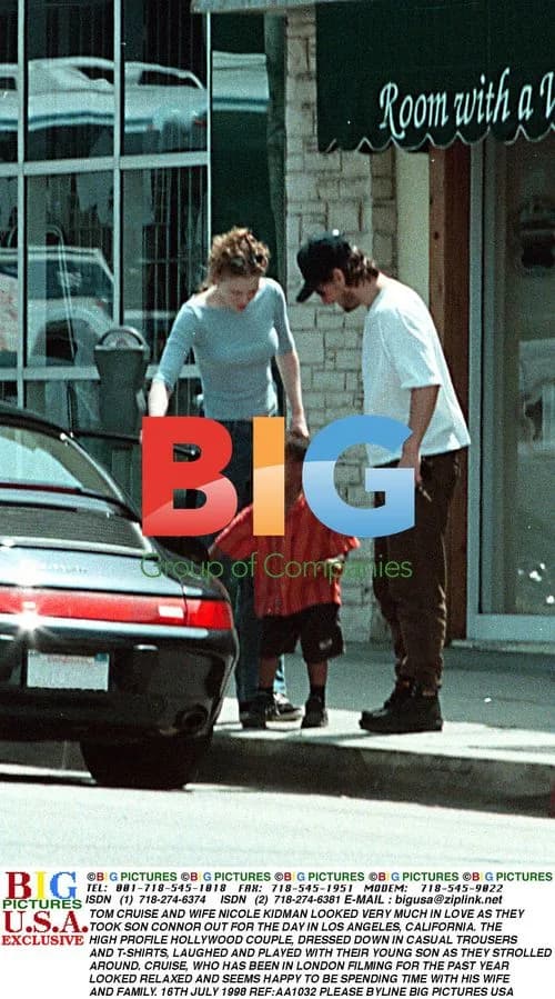 Tom Cruise and Nicole Kidman with son Connor