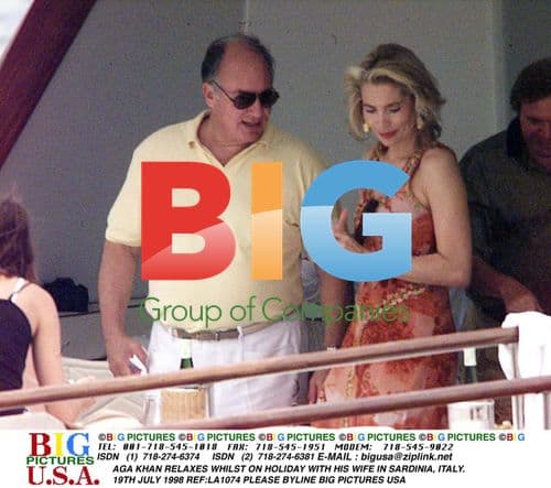 Aga Khan on Holiday in Sardinia