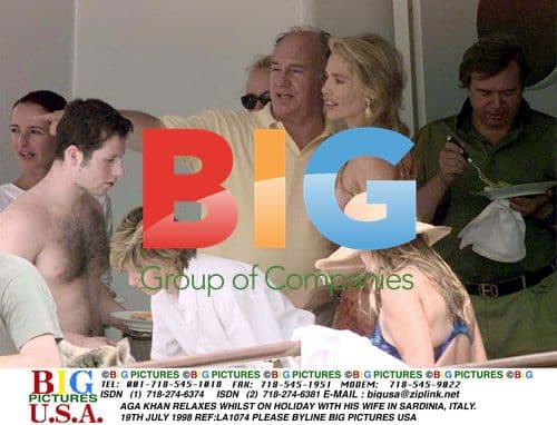 Aga Khan on Holiday in Sardinia, 1998