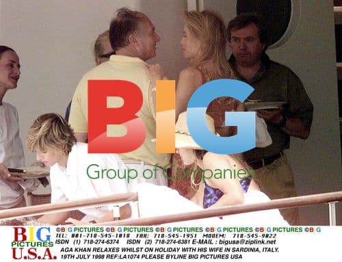Aga Khan Relaxes on Holiday in Sardinia