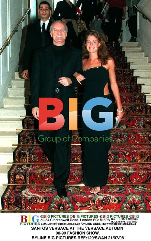 SANTOS VERSACE at Versace Fashion Show