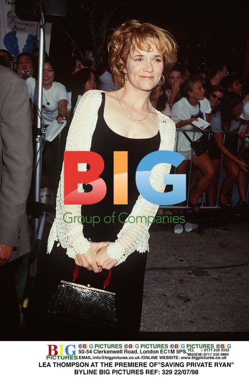 Lea Thompson at "Saving Private Ryan" Premiere