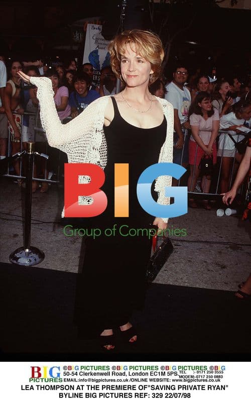 Lea Thompson at "Saving Private Ryan" Premiere