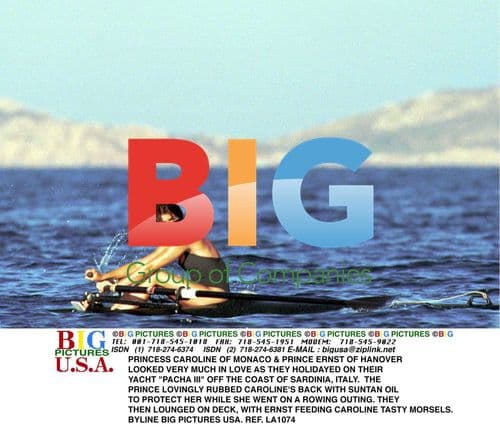 Princess Caroline & Prince Ernst Yacht Vacation