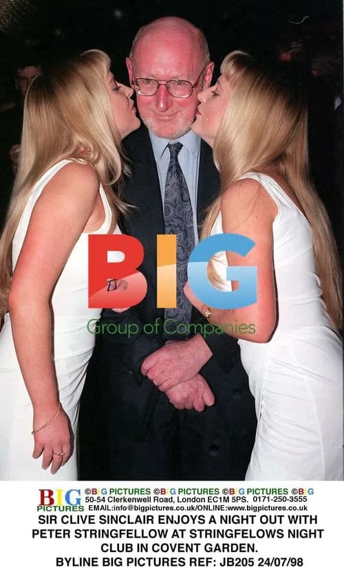 SIR CLIVE SINCLAIR ENJOYS NIGHT OUT WITH PETER STRINGFELLOW