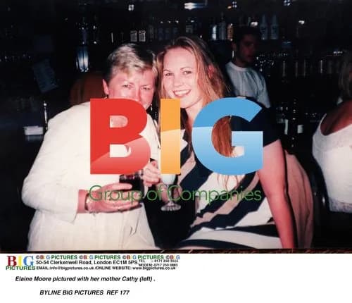Elaine Moore pictured with mother Cathy