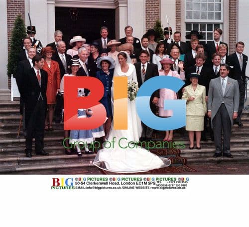 Royal wedding Prince Maurits & Marilene family portrait